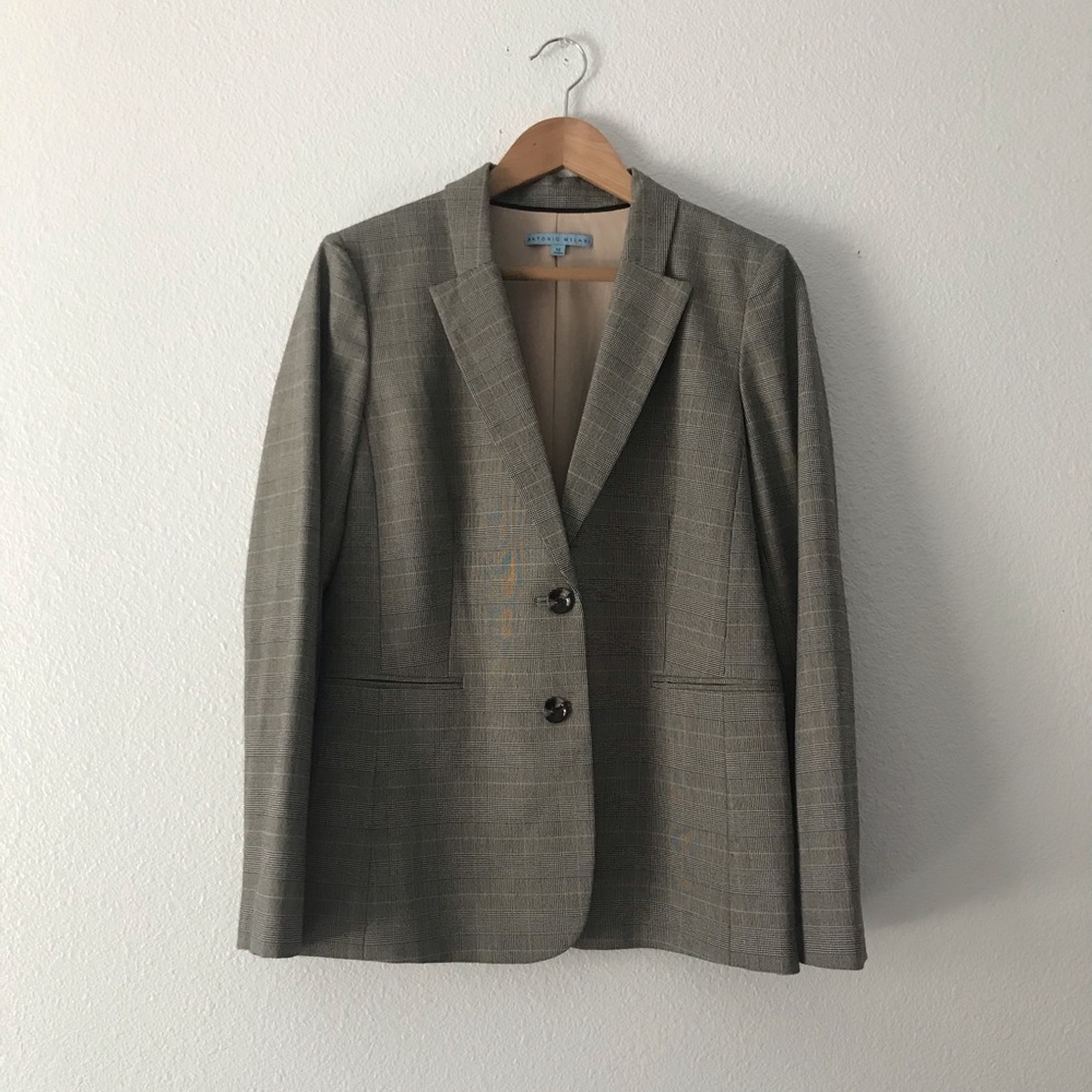 Antonio Melani Women’s Size 12 Plaid Blazer